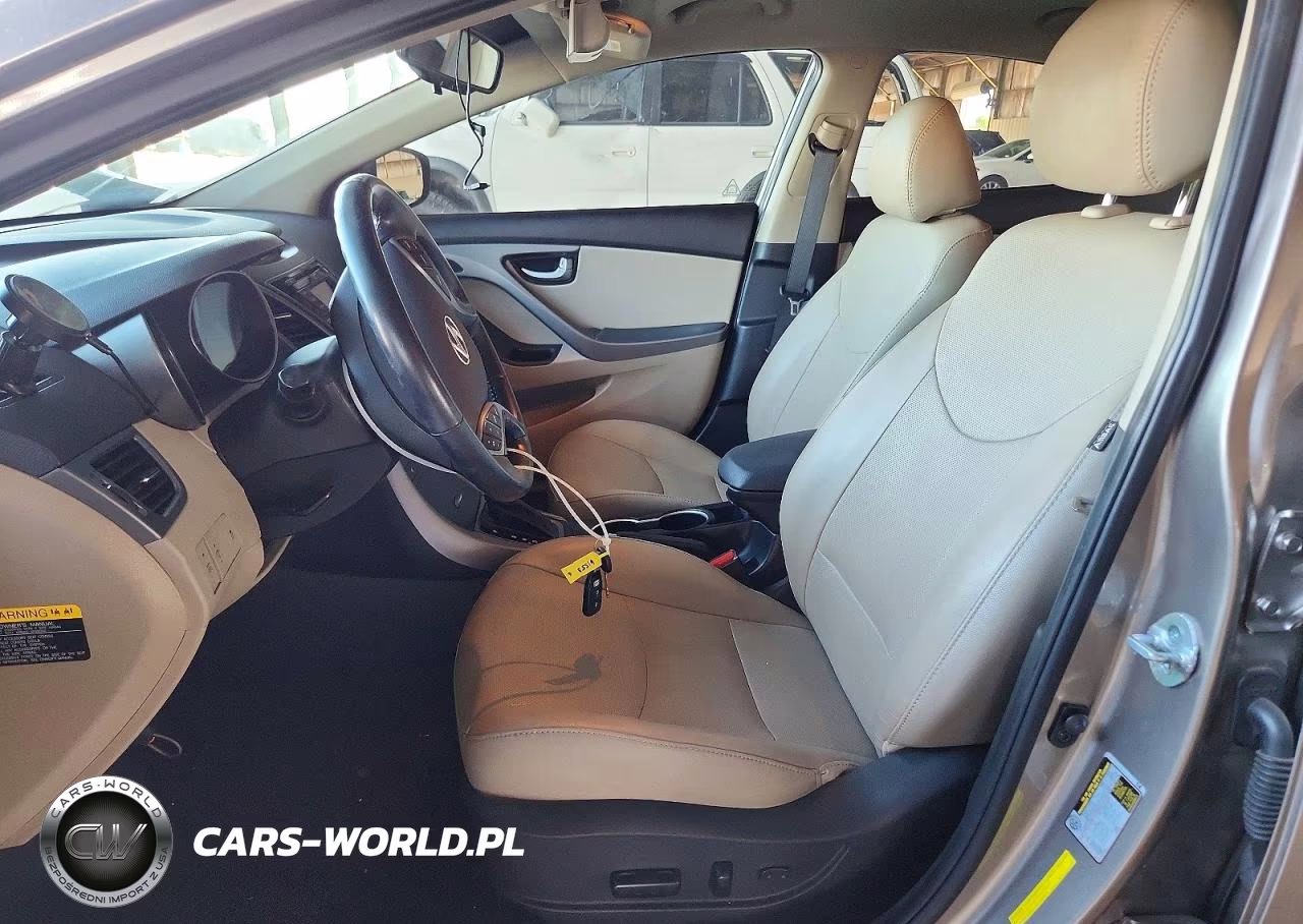 2014 Hyundai Elantra Limited VIN:5NPDH4AE5EH484432 - 7