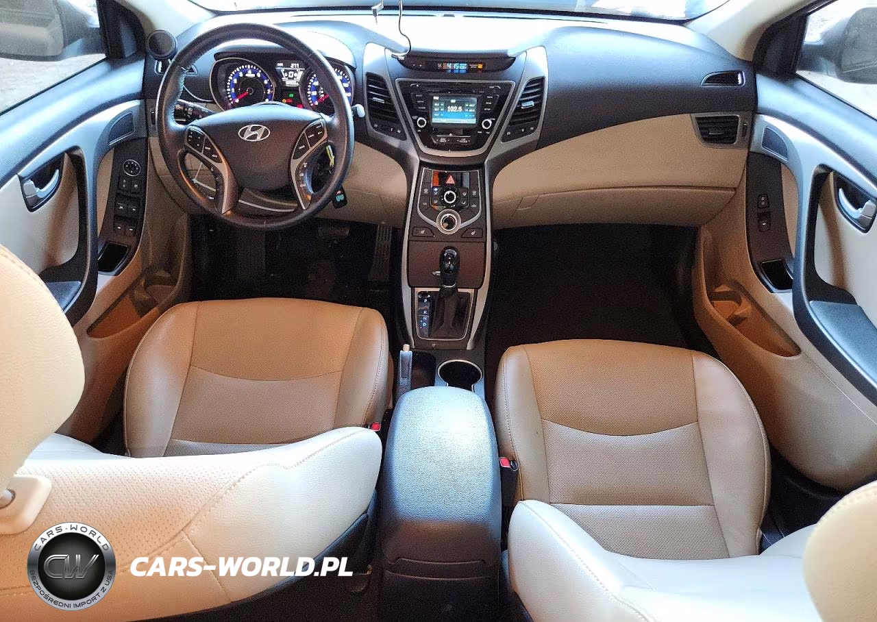 2014 Hyundai Elantra Limited VIN:5NPDH4AE5EH484432 - 8