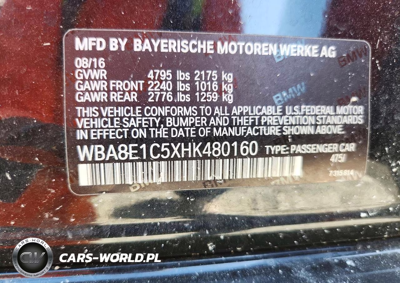 2017 BMW 330E VIN:WBA8E1C5XHK480160 - 12