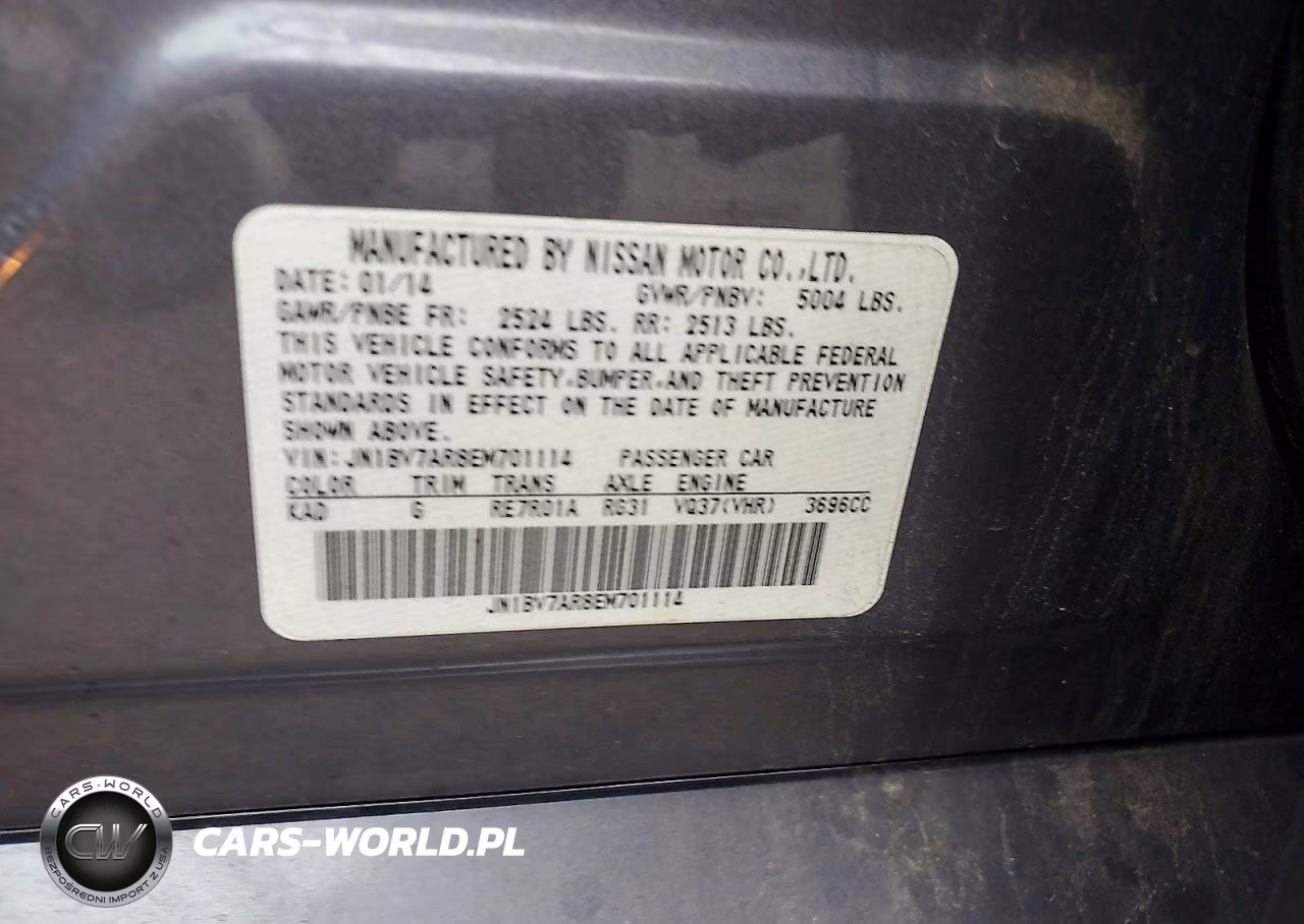 2014 Infiniti Q50 Premium VIN:JN1BV7AR8EM701114 - 13