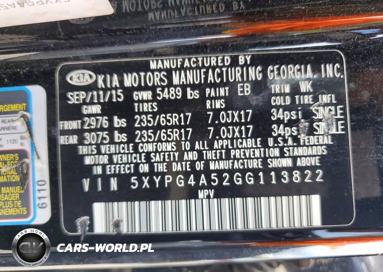 2016 Kia Sorento Lx V6 VIN:5XYPG4A52GG113822 - 13