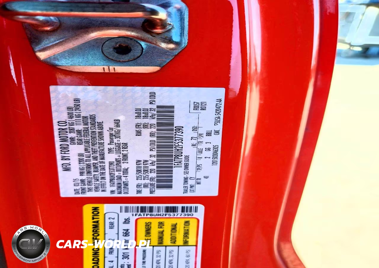 2015 Ford Mustang VIN:1FATP8UH2F5377390 - 12