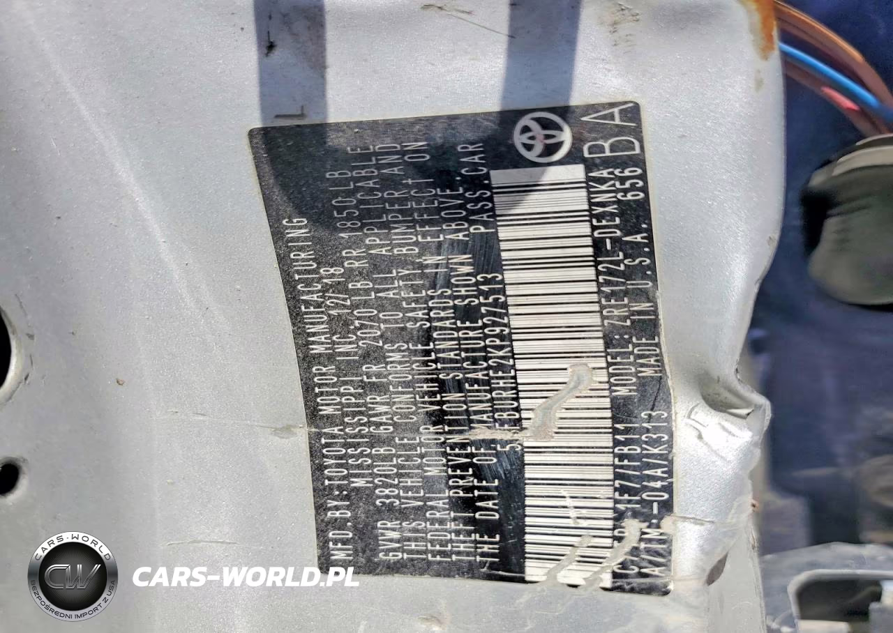 2019 Toyota Corolla Le VIN:5YFBURHE2KP927513 - 13