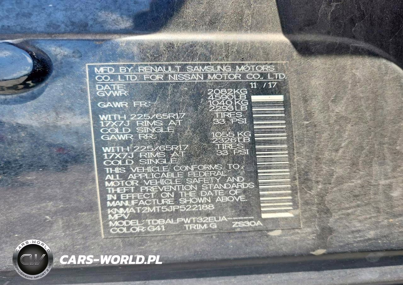 2018 Nissan Rogue S VIN:KNMAT2MT5JP522188 - 13