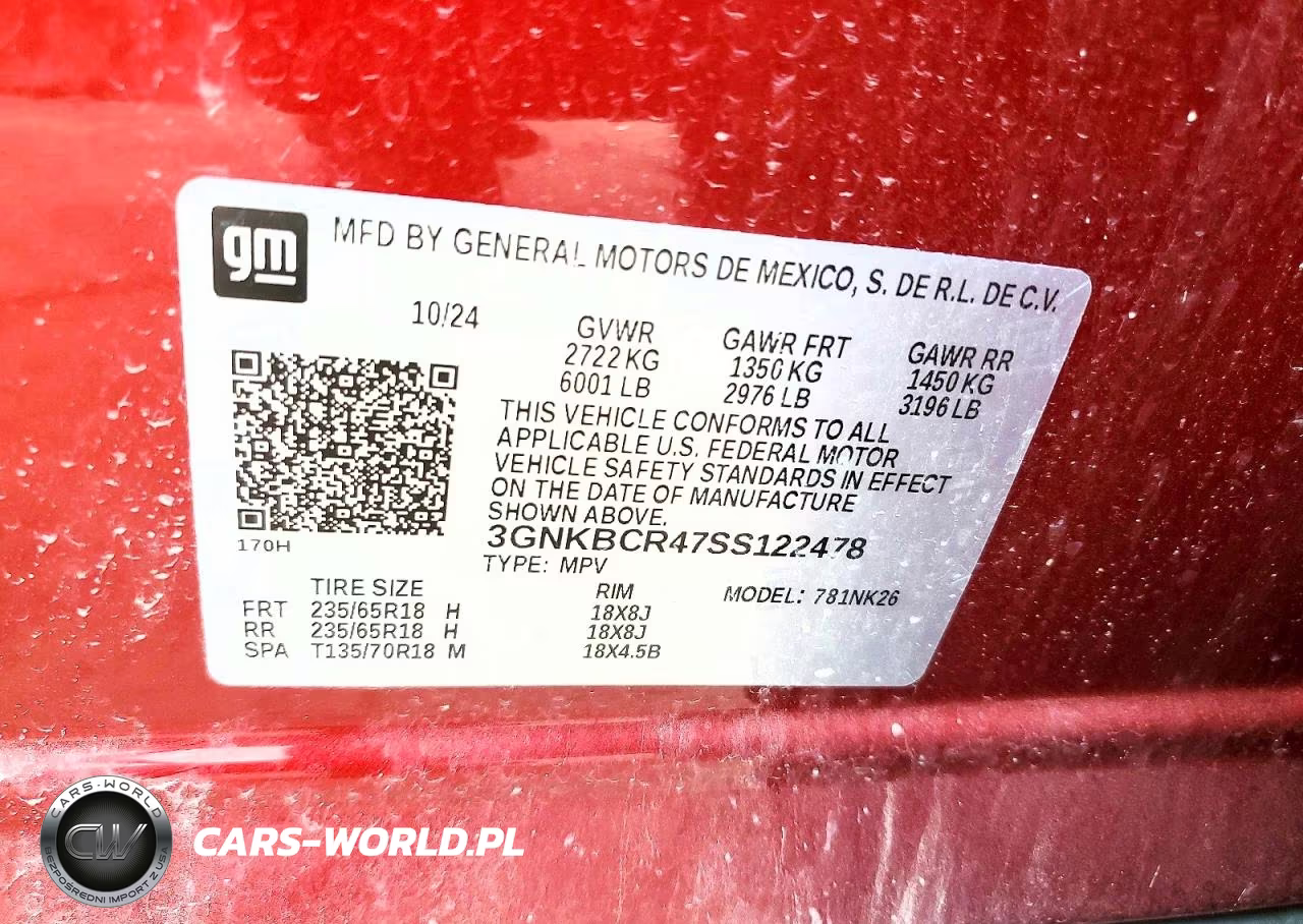 2025 Chevrolet Blazer 2Lt VIN:3GNKBCR47SS122478 - 13