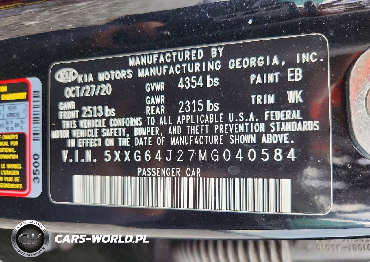 2021 Kia K5 Gt Line VIN:5XXG64J27MG040584 - 12