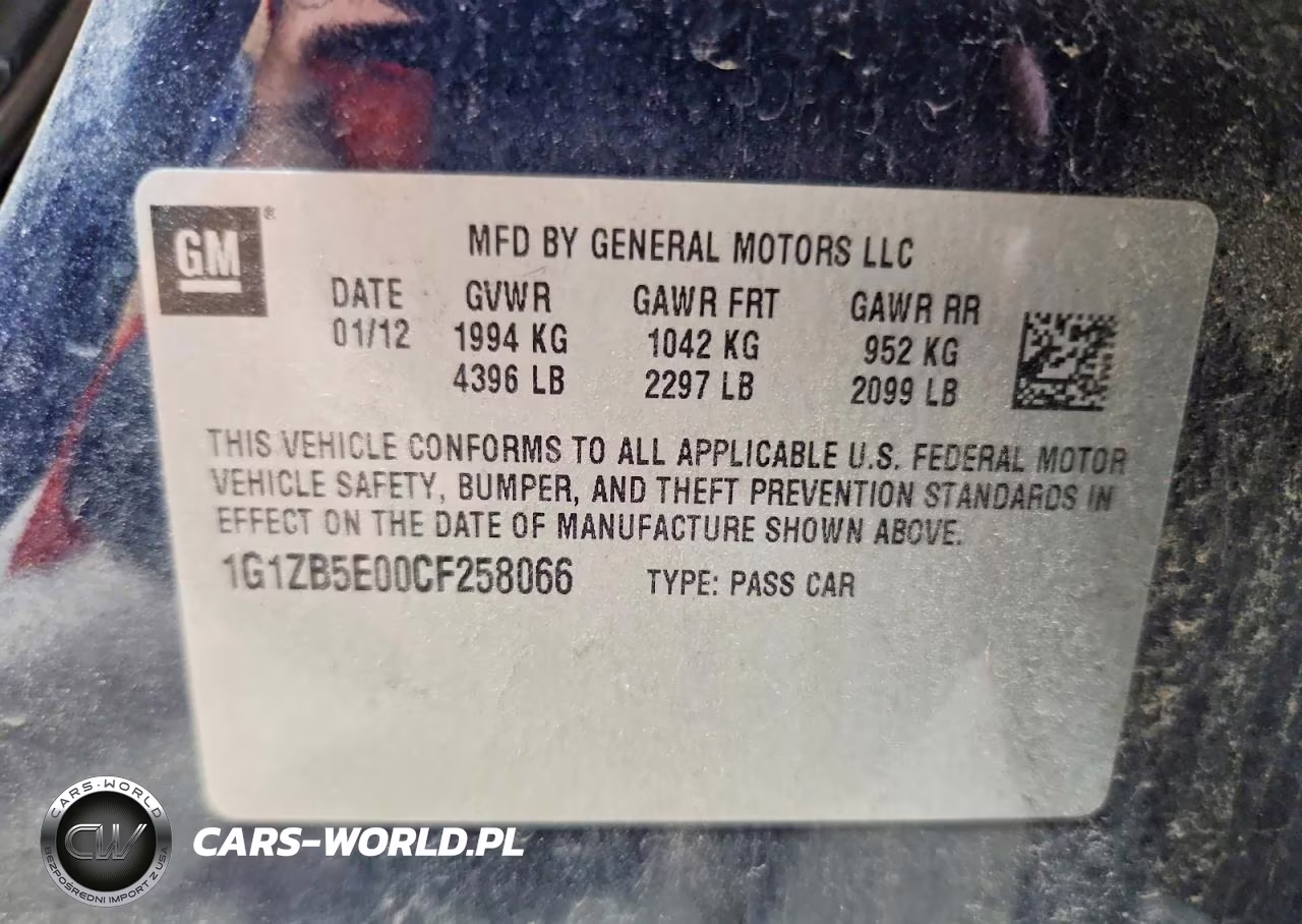 2012 Chevrolet Malibu Ls VIN:1G1ZB5E00CF258066 - 12