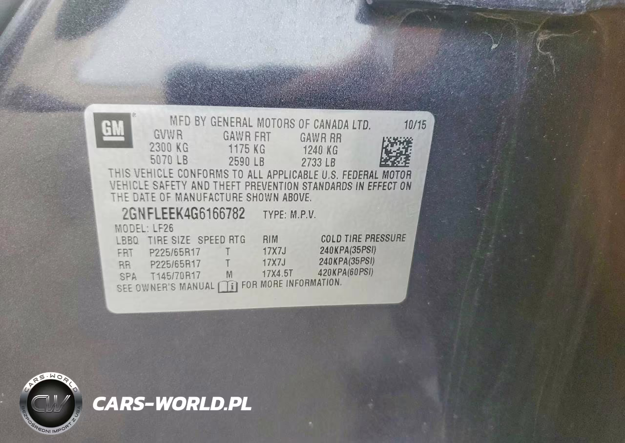 2016 Chevrolet Equinox Ls VIN:2GNFLEEK4G6166782 - 13