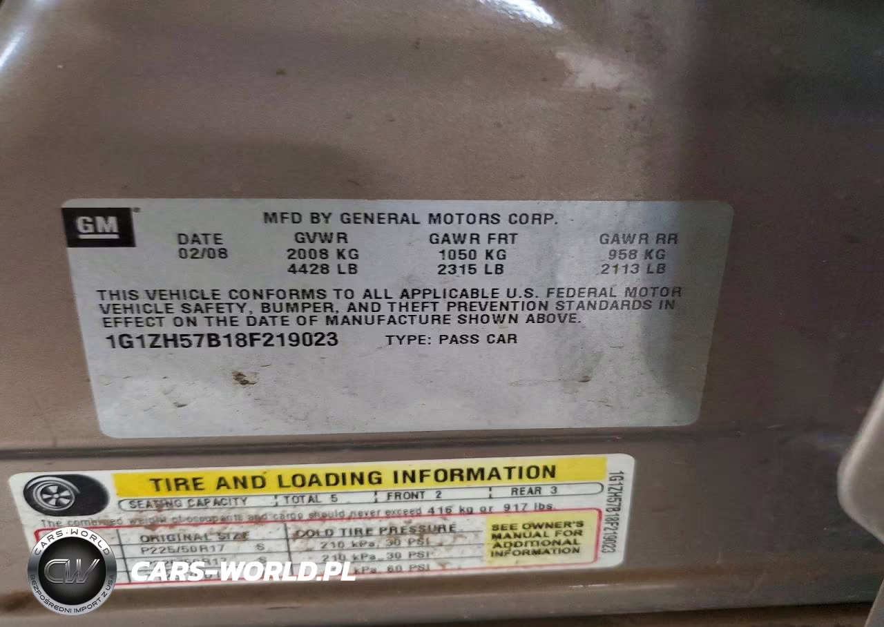 2008 Chevrolet Malibu 1Lt VIN:1G1ZH57B18F219023 - 12