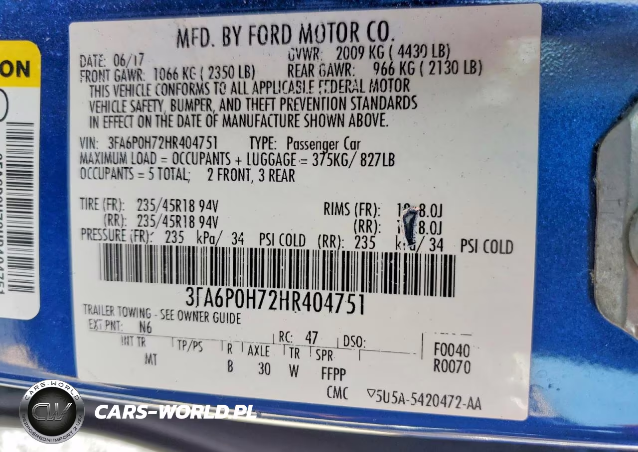 2017 Ford Fusion Se VIN:3FA6P0H72HR404751 - 12
