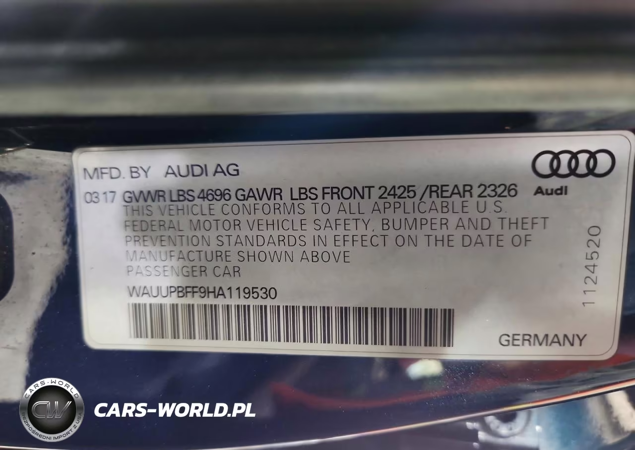 2017 Audi A3 E-Tron Premium VIN:WAUUPBFF9HA119530 - 12