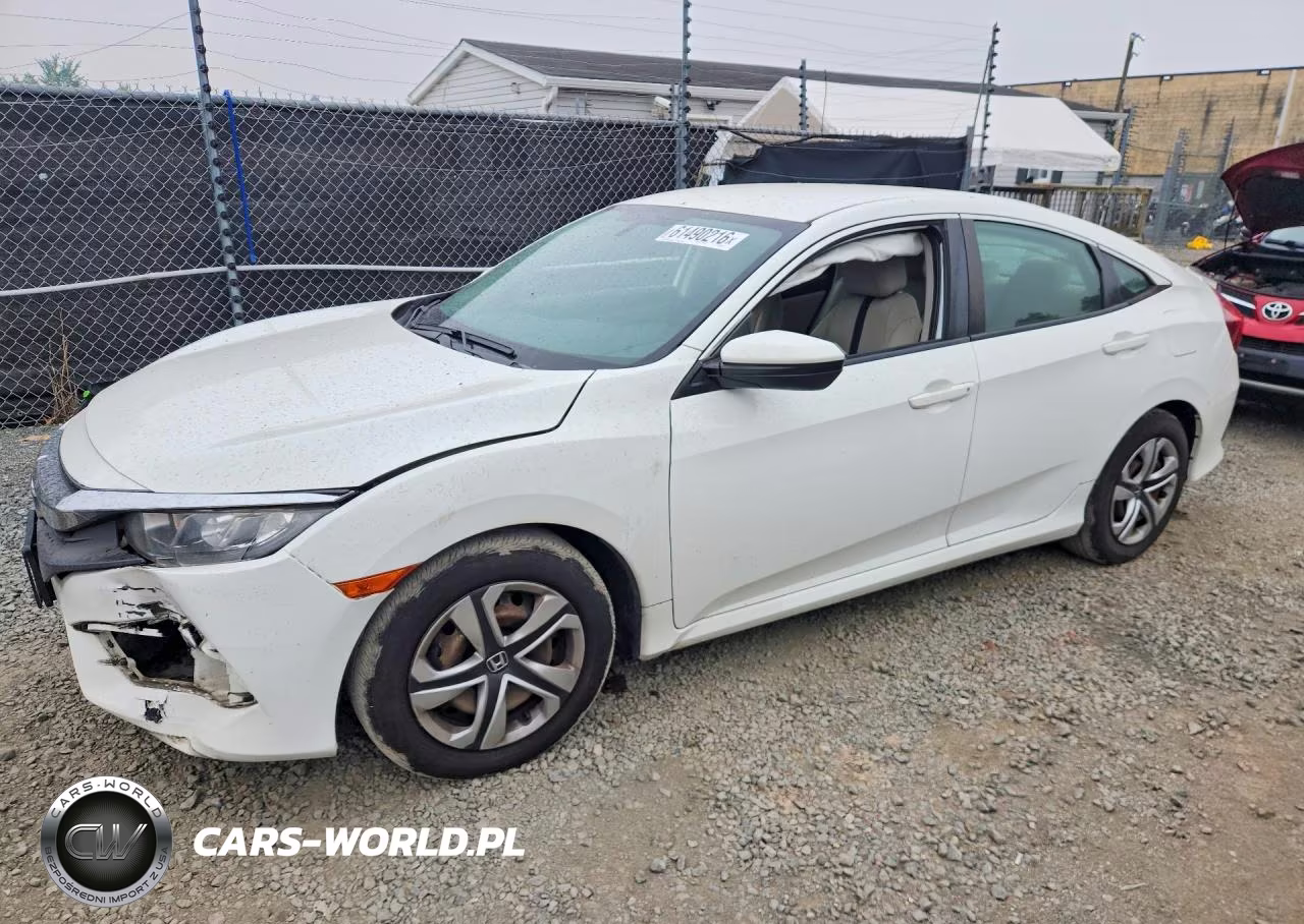 2017 Honda Civic Lx VIN:19XFC2F57HE200568 - 1