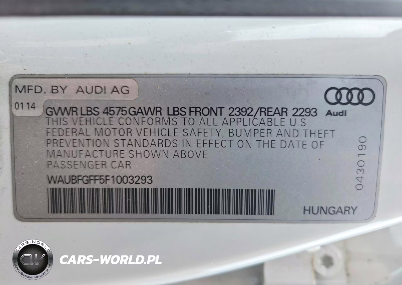 2015 Audi A3 Premium VIN:WAUBFGFF5F1003293 - 12