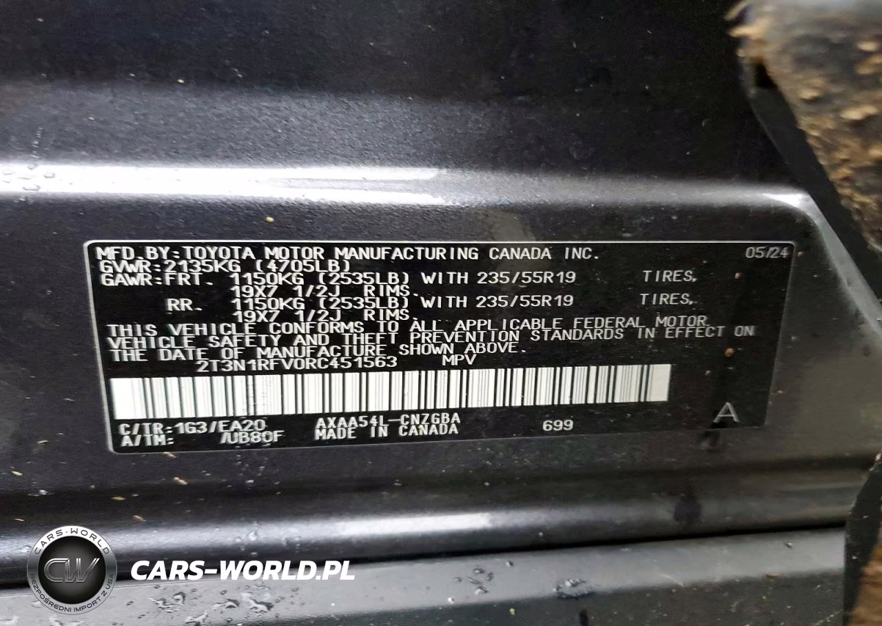 2024 Toyota Rav4 Limited VIN:2T3N1RFV0RC451563 - 13