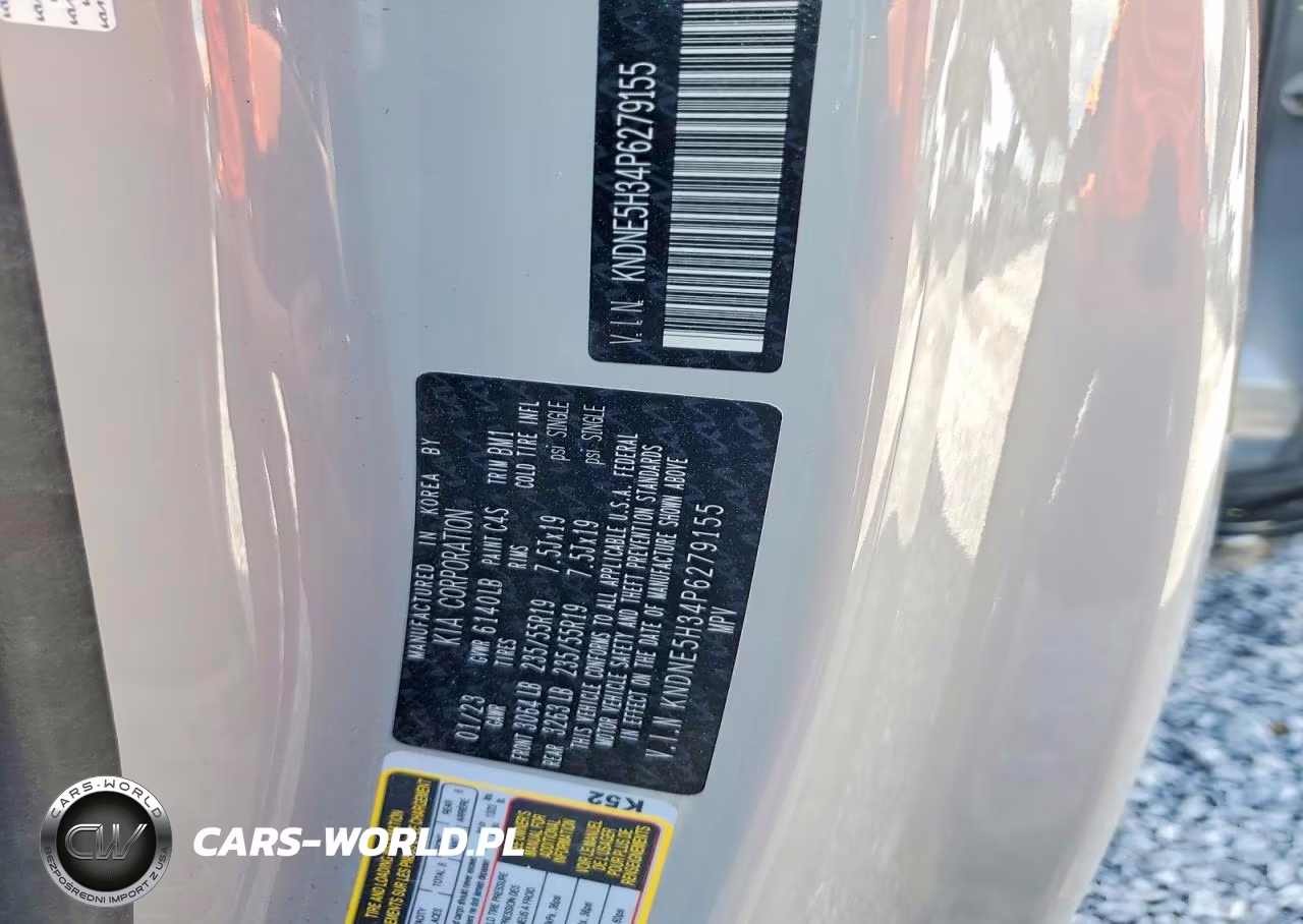 2023 Kia Carnival Sx Prestige VIN:KNDNE5H34P6279155 - 12