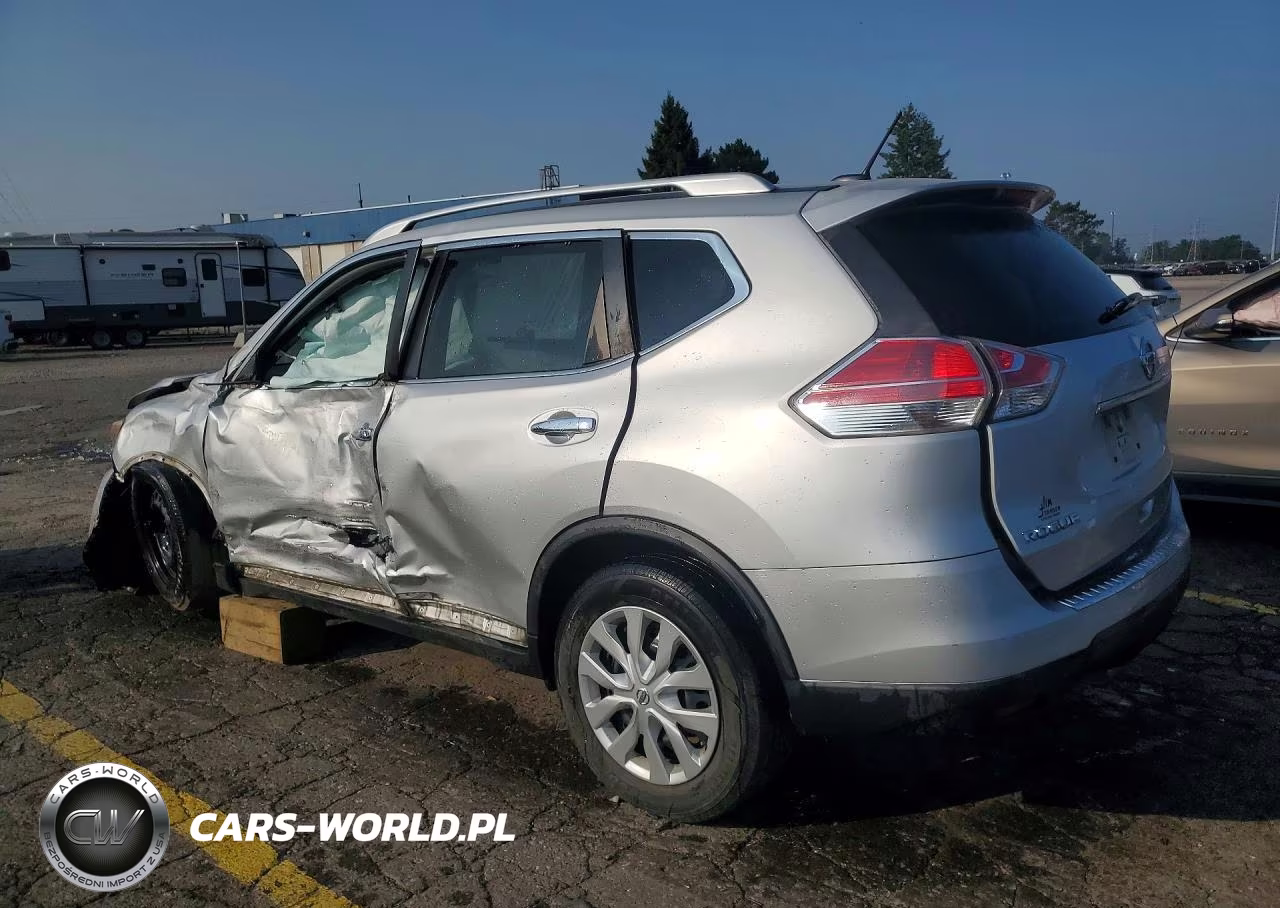 2016 Nissan Rogue S VIN:KNMAT2MT0GP637855 - 2