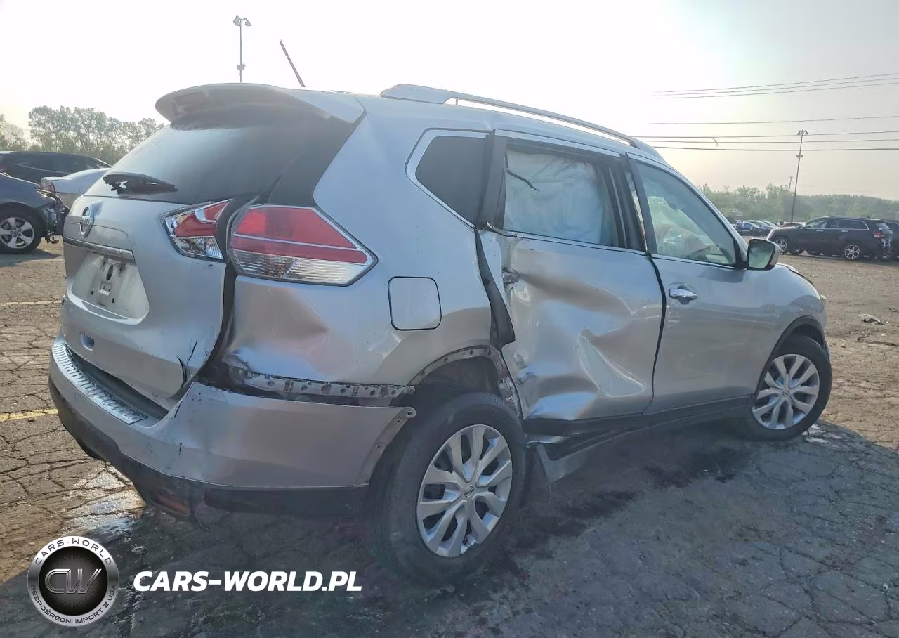 2016 Nissan Rogue S VIN:KNMAT2MT0GP637855 - 3