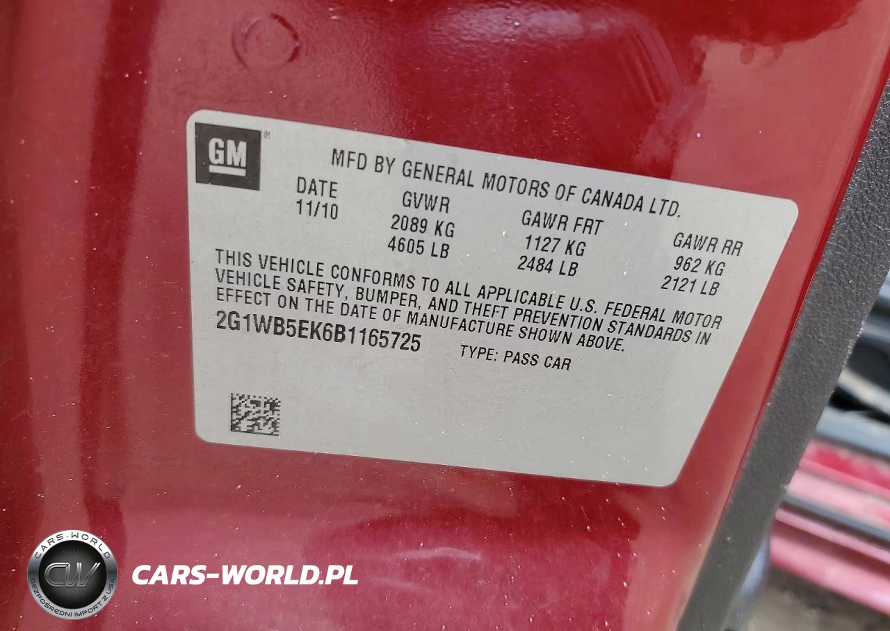 2011 Chevrolet Impala Lt VIN:2G1WB5EK6B1165725 - 13