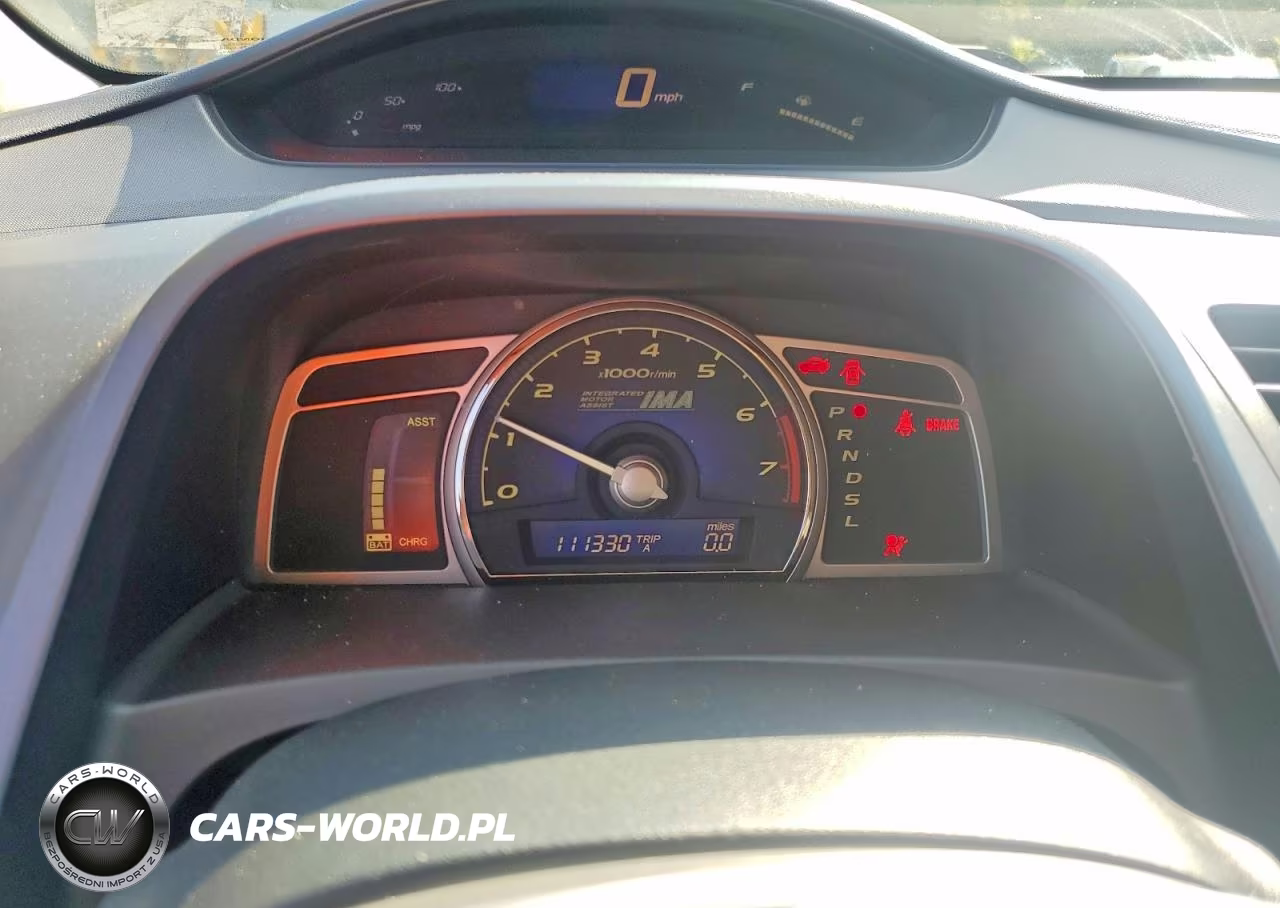 2007 Honda Civic Hybrid VIN:JHMFA36297S011075 - 9