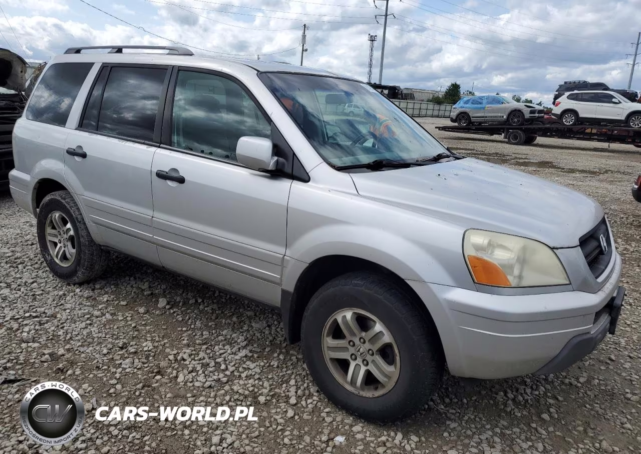 2005 Honda Pilot Exl VIN:5FNYF18525B061866 - 4