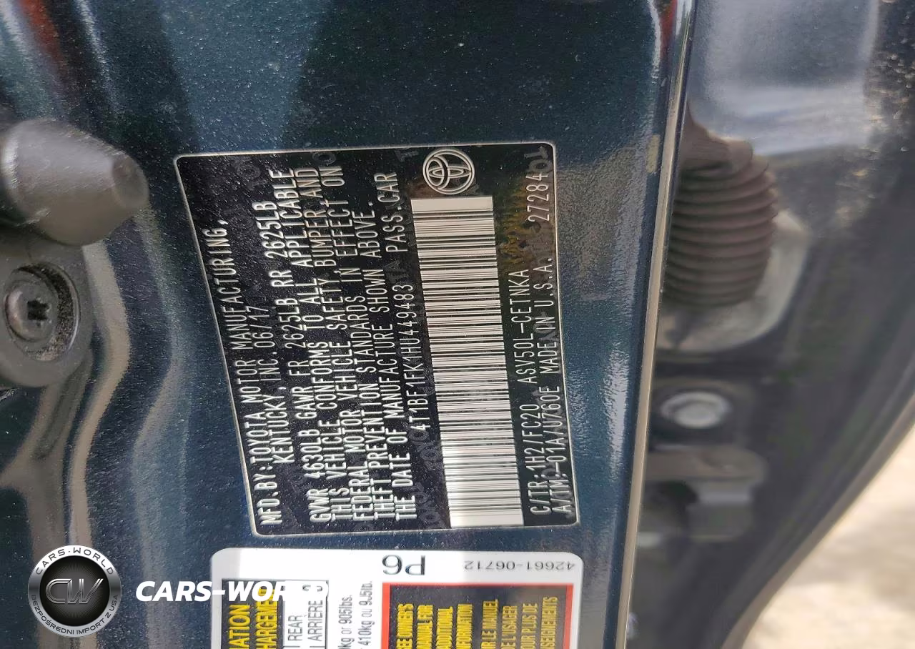 2017 Toyota Camry Le VIN:4T1BF1FK1HU449483 - 12