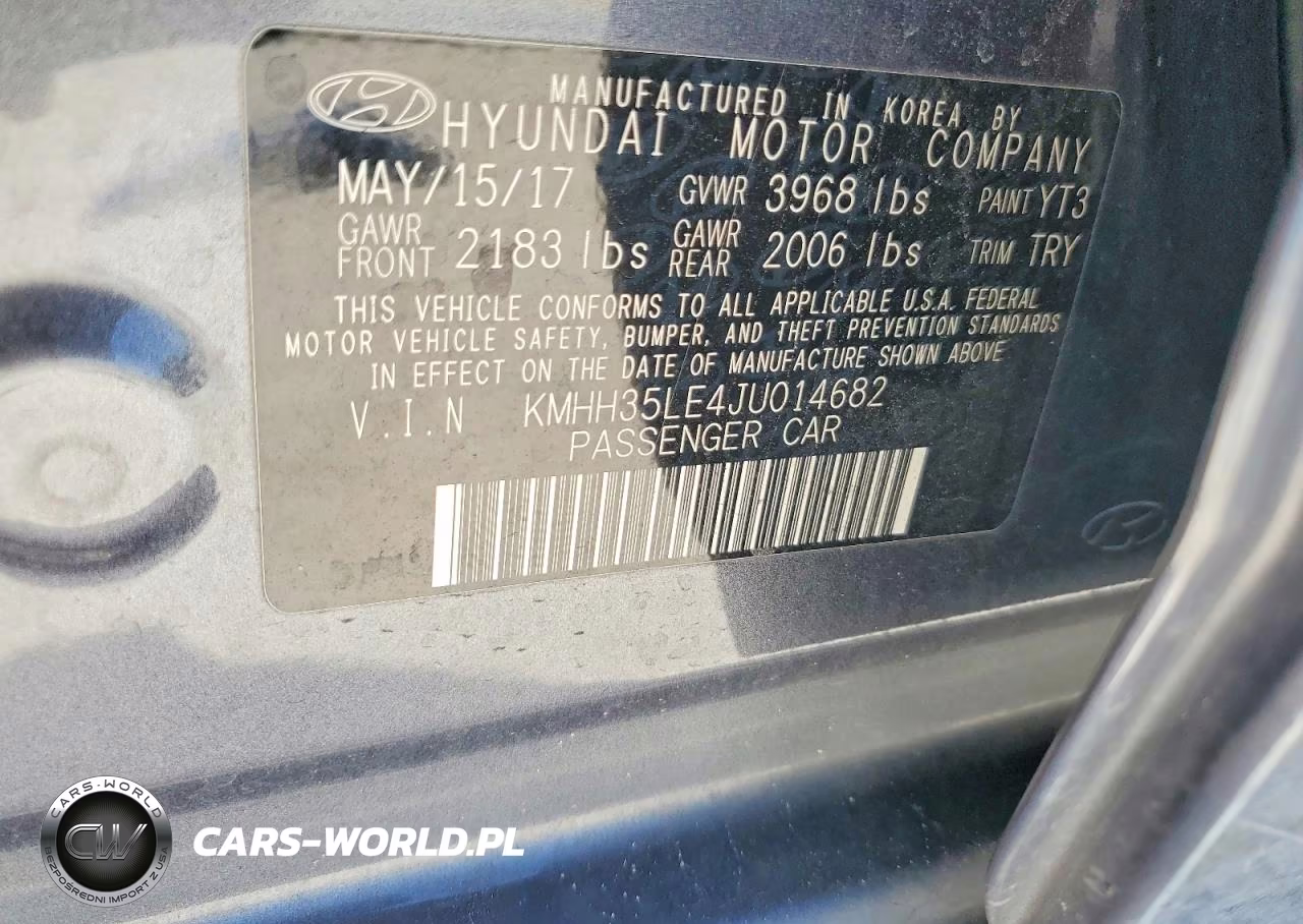 2018 Hyundai Elantra Gt Base VIN:KMHH35LE4JU014682 - 13