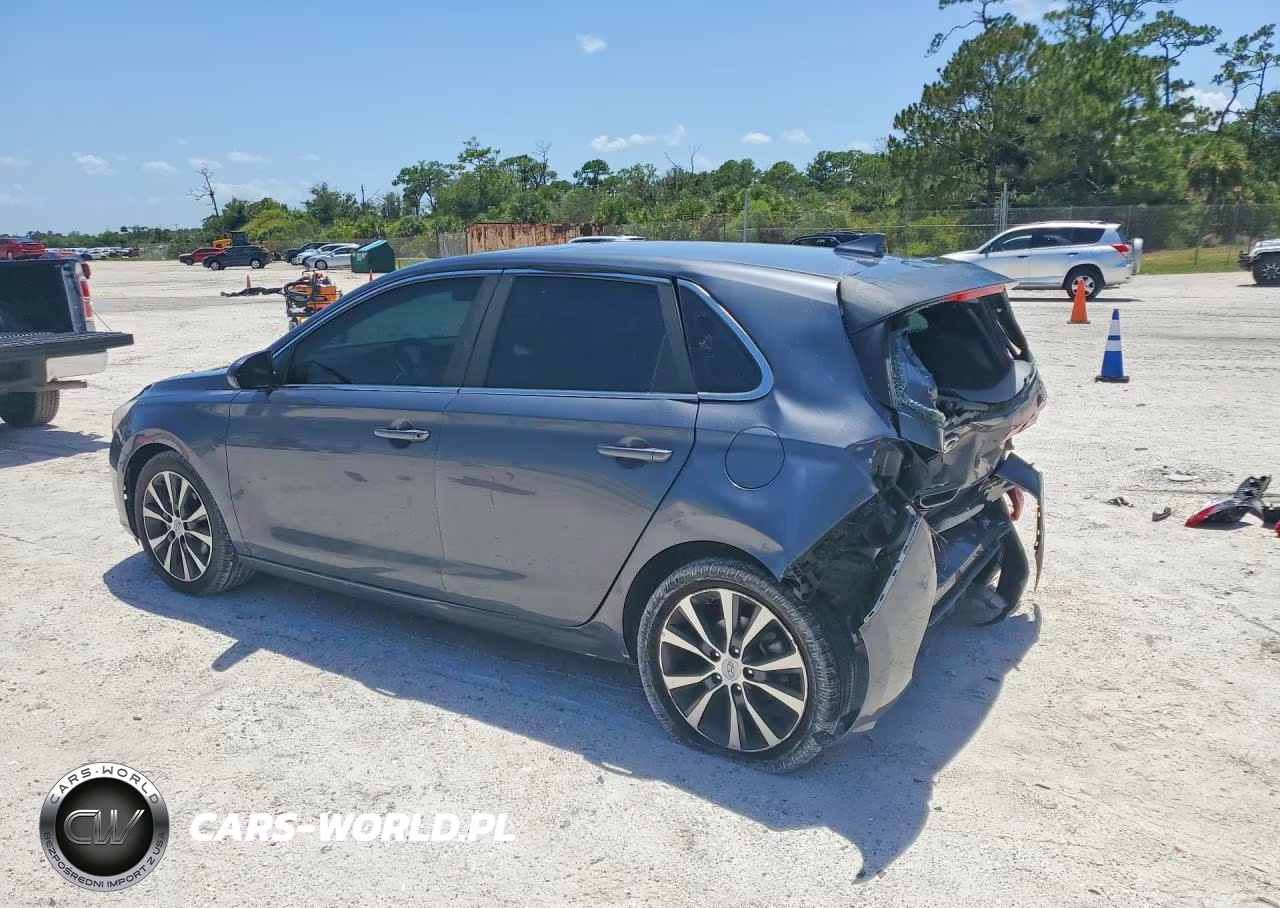 2018 Hyundai Elantra Gt Base VIN:KMHH35LE4JU014682 - 2