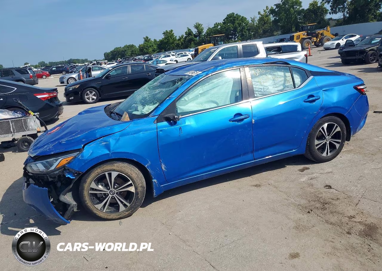 2021 Nissan Sentra Sv VIN:3N1AB8CV6MY266285 - 1