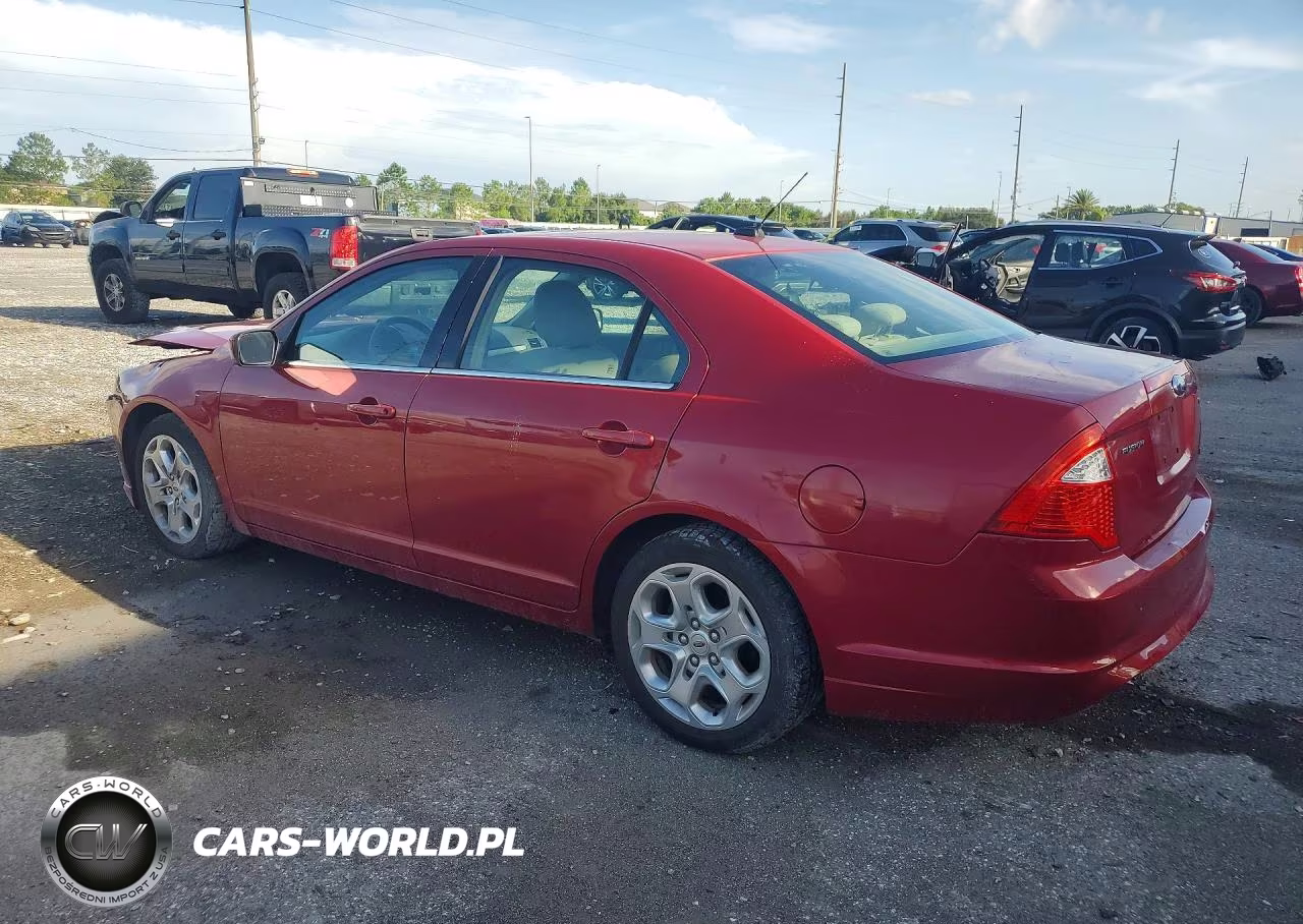2010 Ford Fusion Se VIN:3FAHP0HA0AR258506 - 2