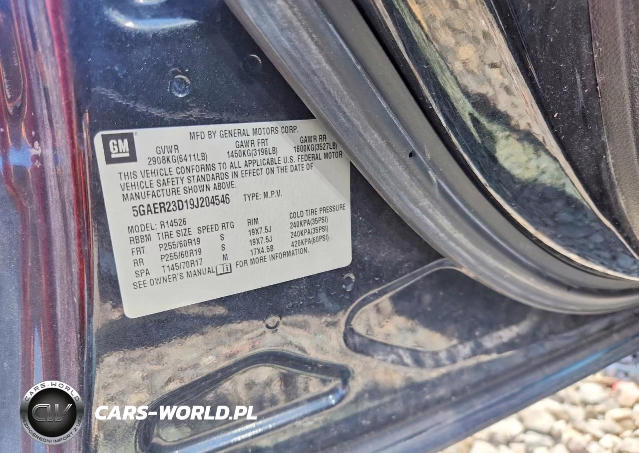 2009 Buick Enclave Cxl VIN:5GAER23D19J204546 - 12