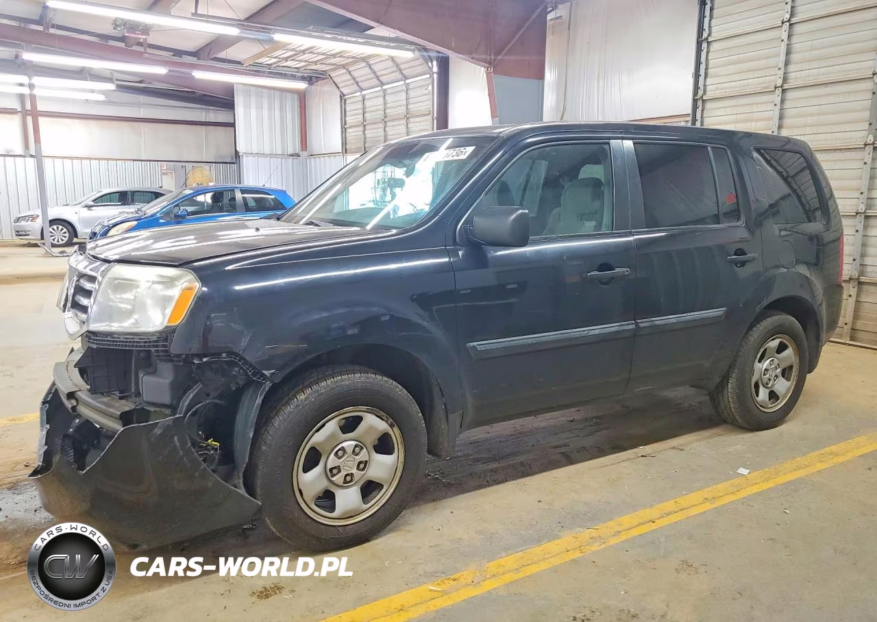 2014 Honda Pilot Lx VIN:5FNYF4H26EB054653 - 1
