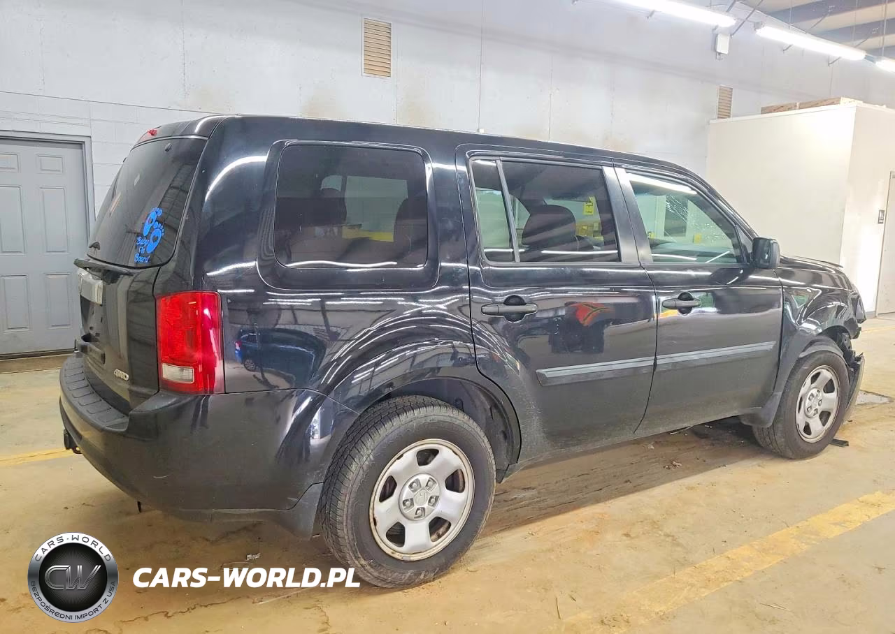2014 Honda Pilot Lx VIN:5FNYF4H26EB054653 - 3
