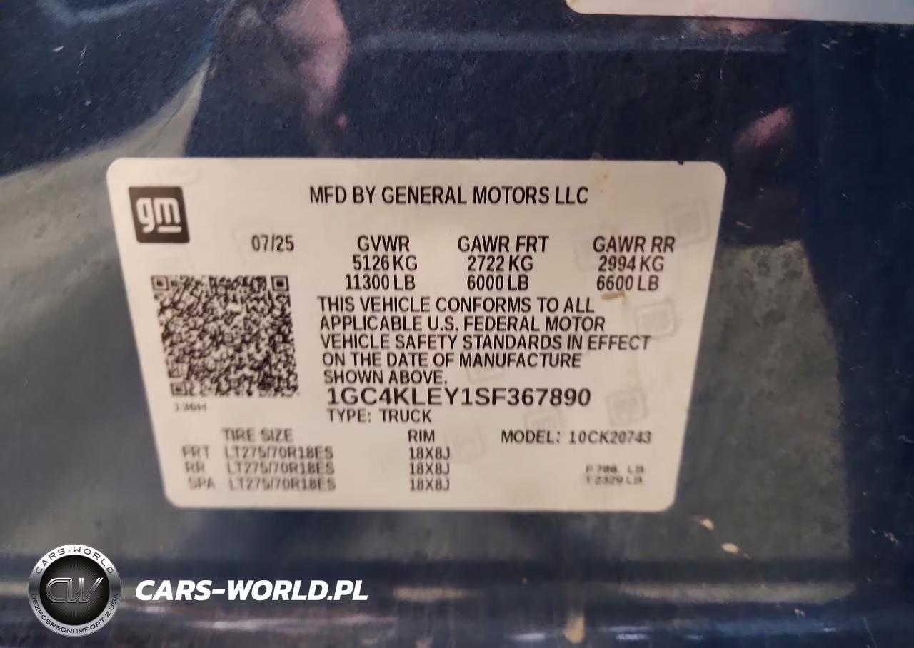 2025 Chevrolet Silverado K2500 Heavy Duty VIN:1GC4KLEY1SF367890 - 12