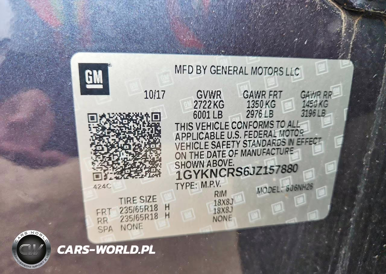 2018 Cadillac Xt5 Luxury VIN:1GYKNCRS6JZ157880 - 12