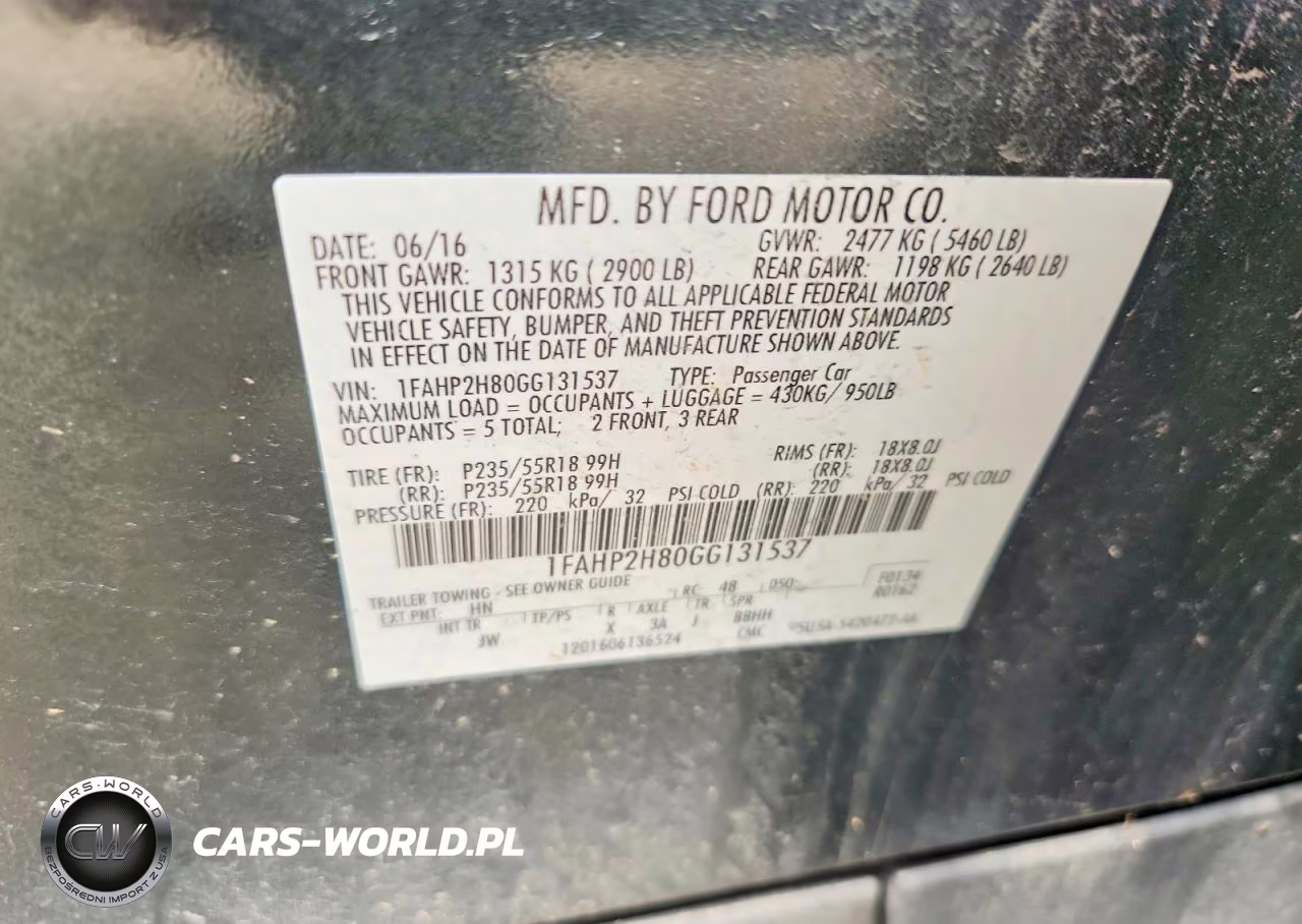 2016 Ford Taurus Sel VIN:1FAHP2H80GG131537 - 12