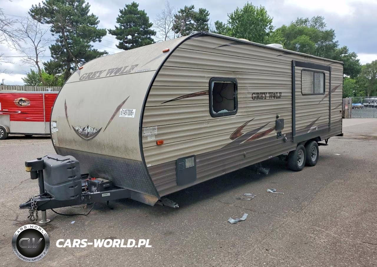 2016 Forest River Grey Wolf Camper VIN:4X4TCKZ26HK036421 - 2