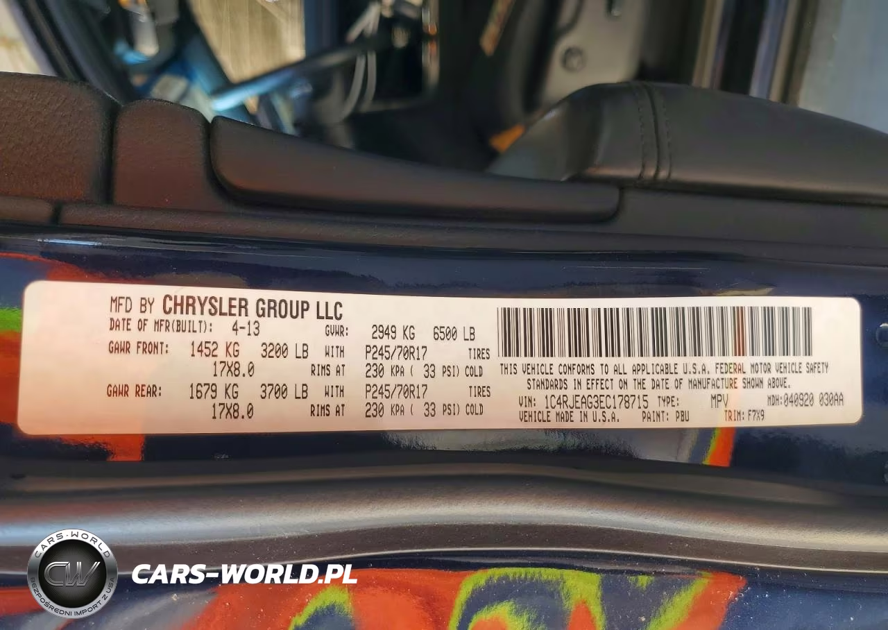 2014 Jeep Grand Cherokee Laredo VIN:1C4RJEAG3EC178715 - 13