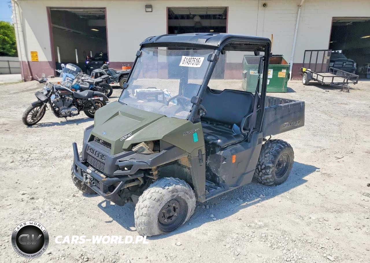 2015 Polaris Ranger 570 Utility Vehicle VIN:3NSRMA579FE368053 - 2
