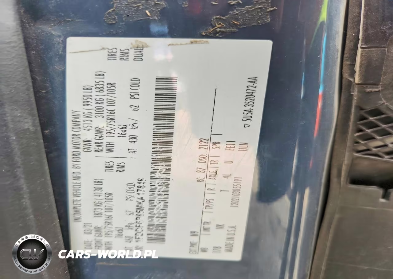2021 Ford Transit T-350 Hd VIN:1FDDF6P85MKA17848 - 13