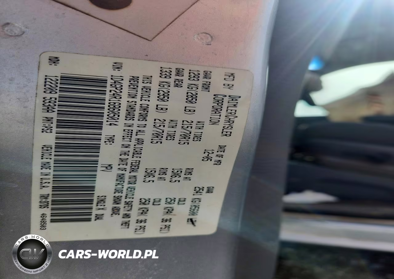 2006 Dodge Grand Caravan Se VIN:1D4GP24R16B605014 - 13