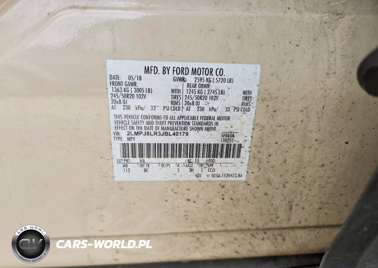 2018 Lincoln Mkx Reserve VIN:2LMPJ8LR3JBL40179 - 13
