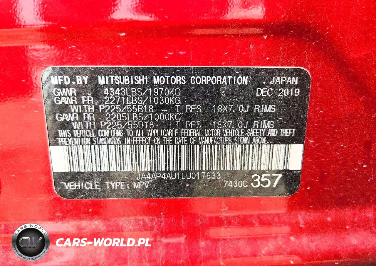 2020 Mitsubishi Outlander Sport Se VIN:JA4AP4AU1LU017633 - 14