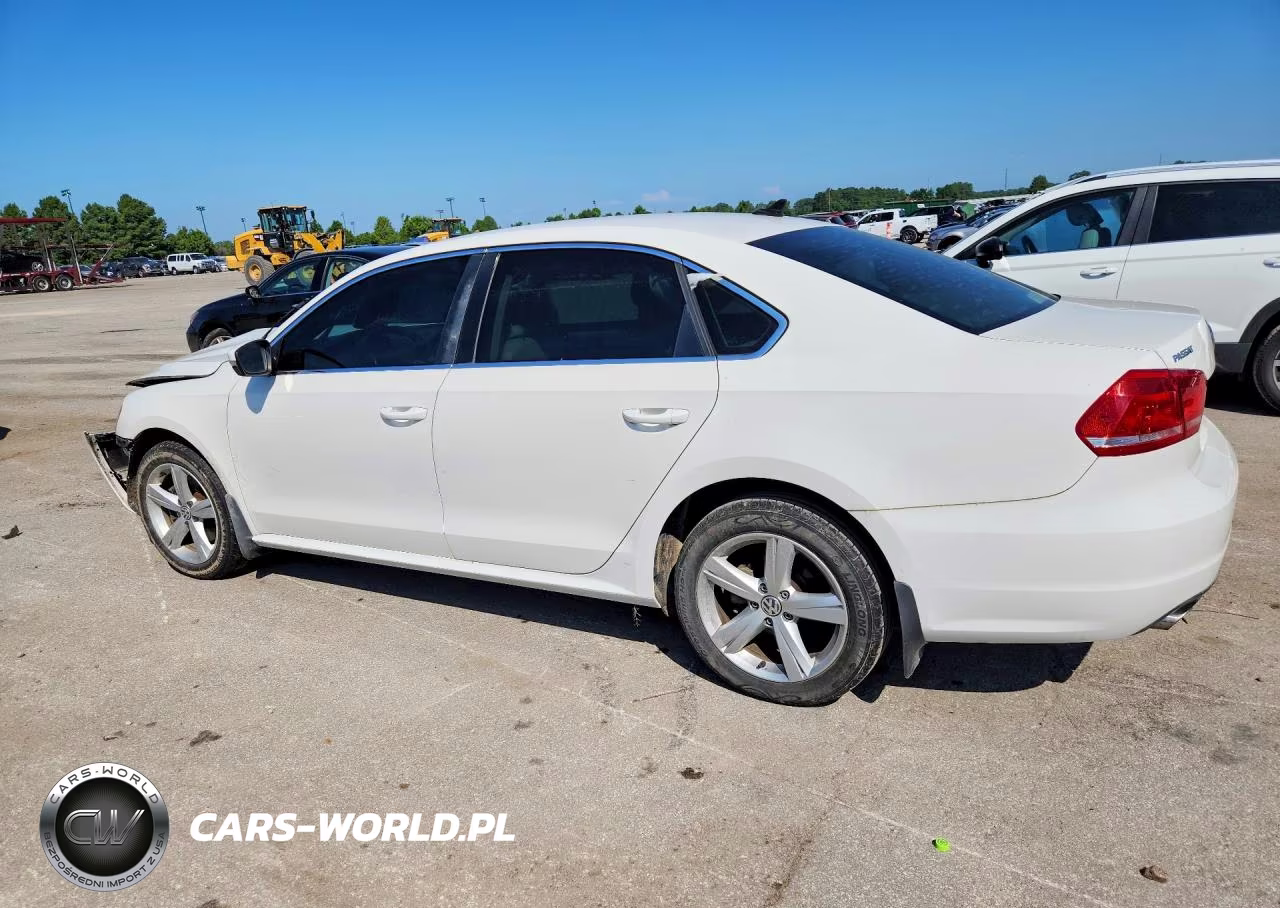 2013 Volkswagen Passat Se VIN:1VWBN7A31DC121858 - 2