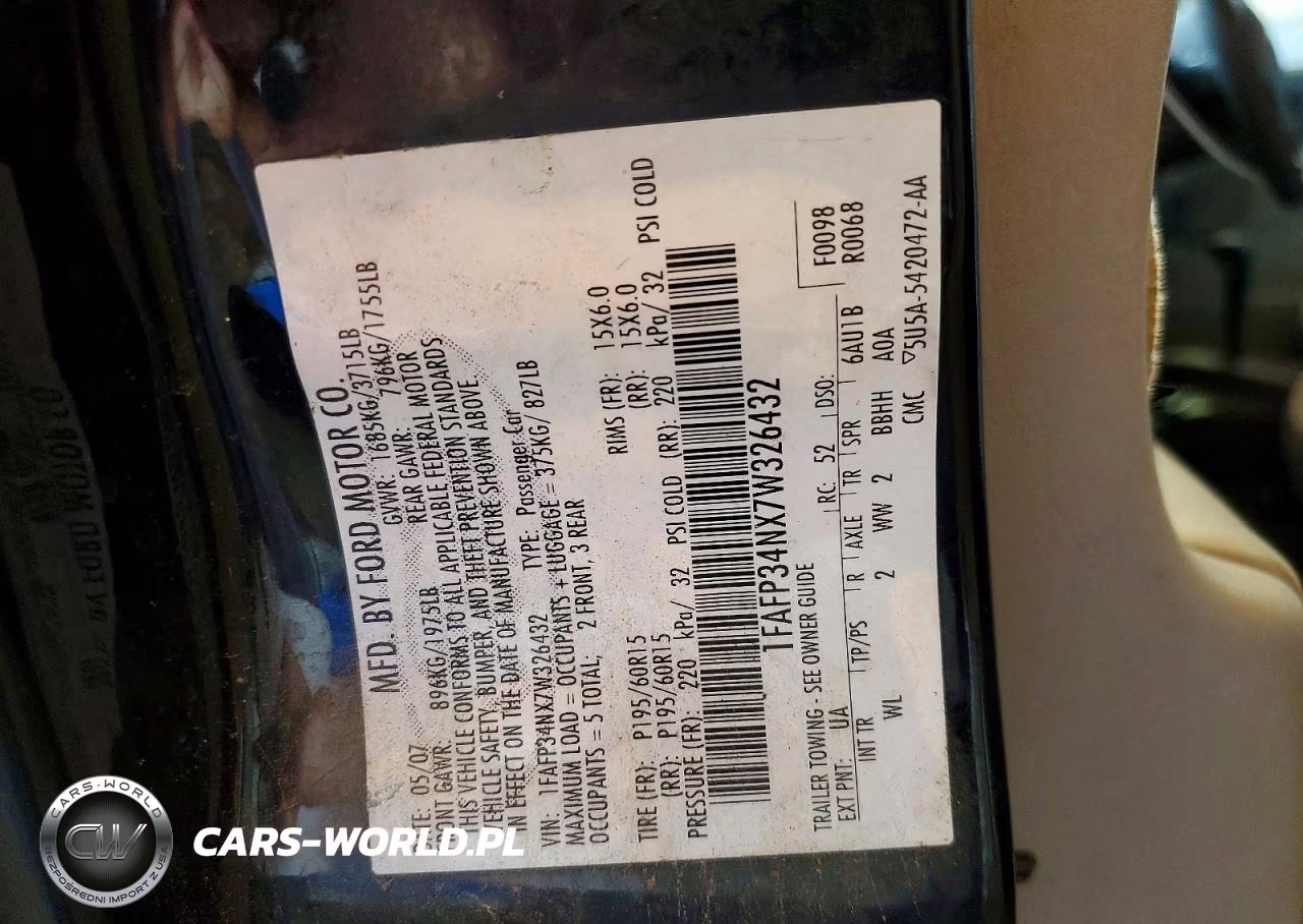 2007 Ford Focus Zx4-S-Se-Ses VIN:1FAFP34NX7W326432 - 12