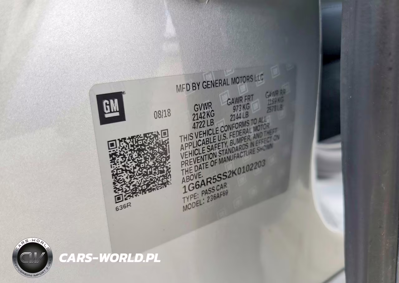 2019 Cadillac Cts Luxury VIN:1G6AR5SS2K0102203 - 13