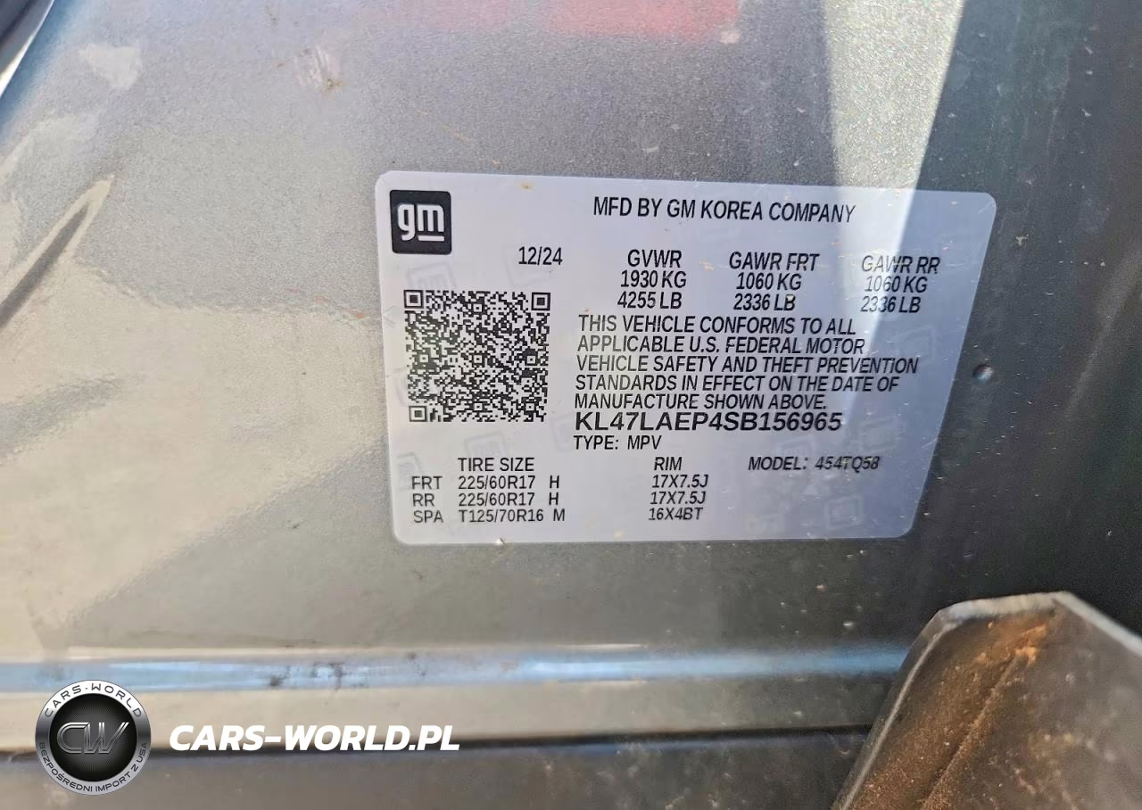 2025 Buick Envista Preferred Fwd VIN:KL47LAEP4SB156965 - 12