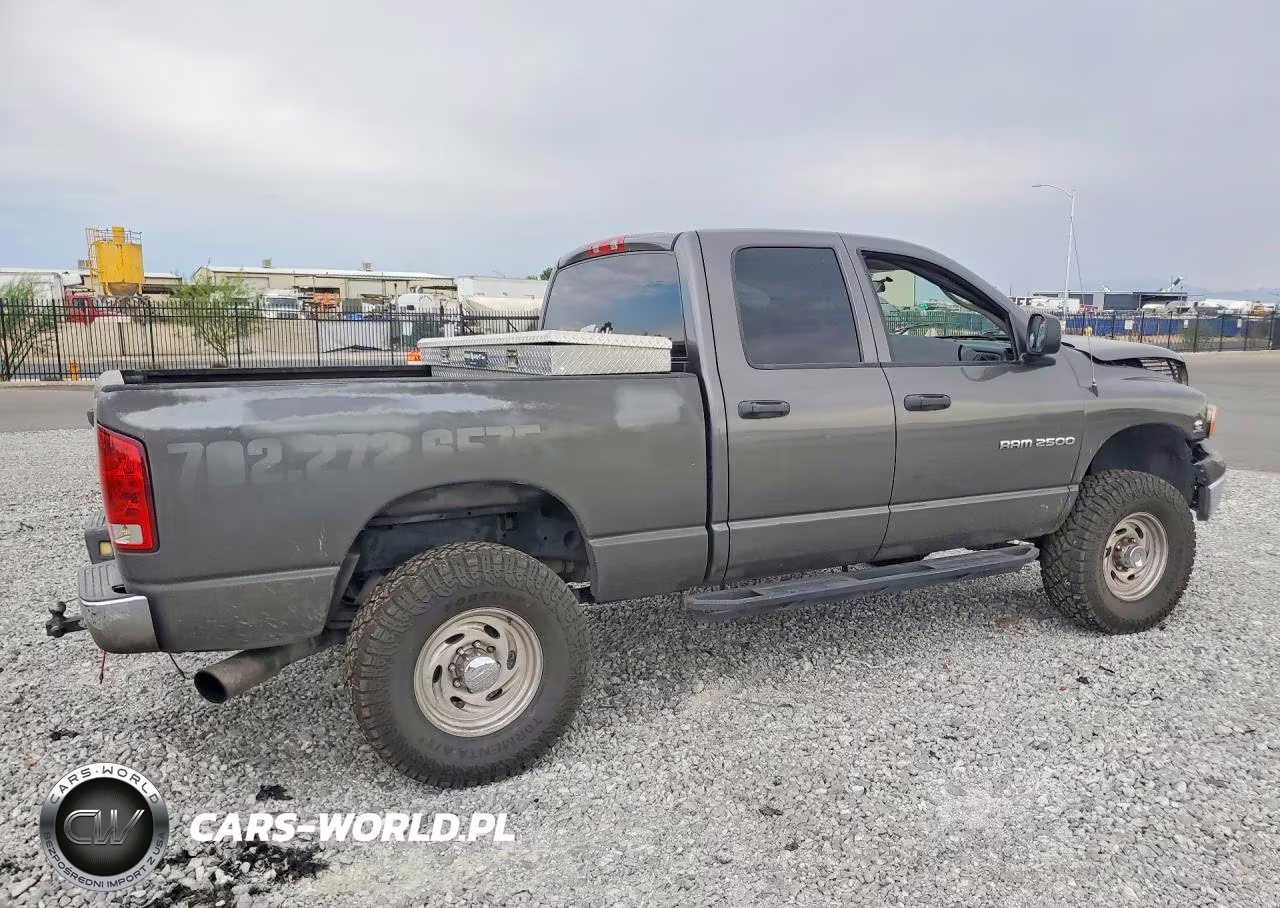 2003 Dodge Ram 2500 St VIN:3D3KU28683G705993 - 3