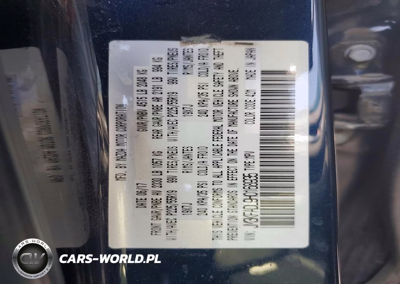2017 Mazda Cx-5 Grand Touring VIN:JM3KFADL9H0168935 - 13