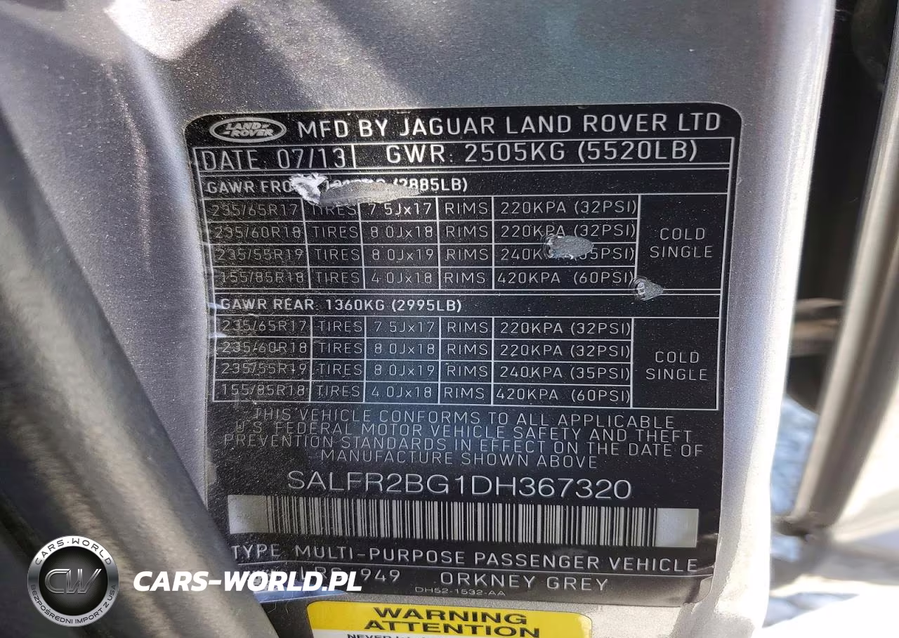 2013 Land Rover Lr2 Hse VIN:SALFR2BG1DH367320 - 13