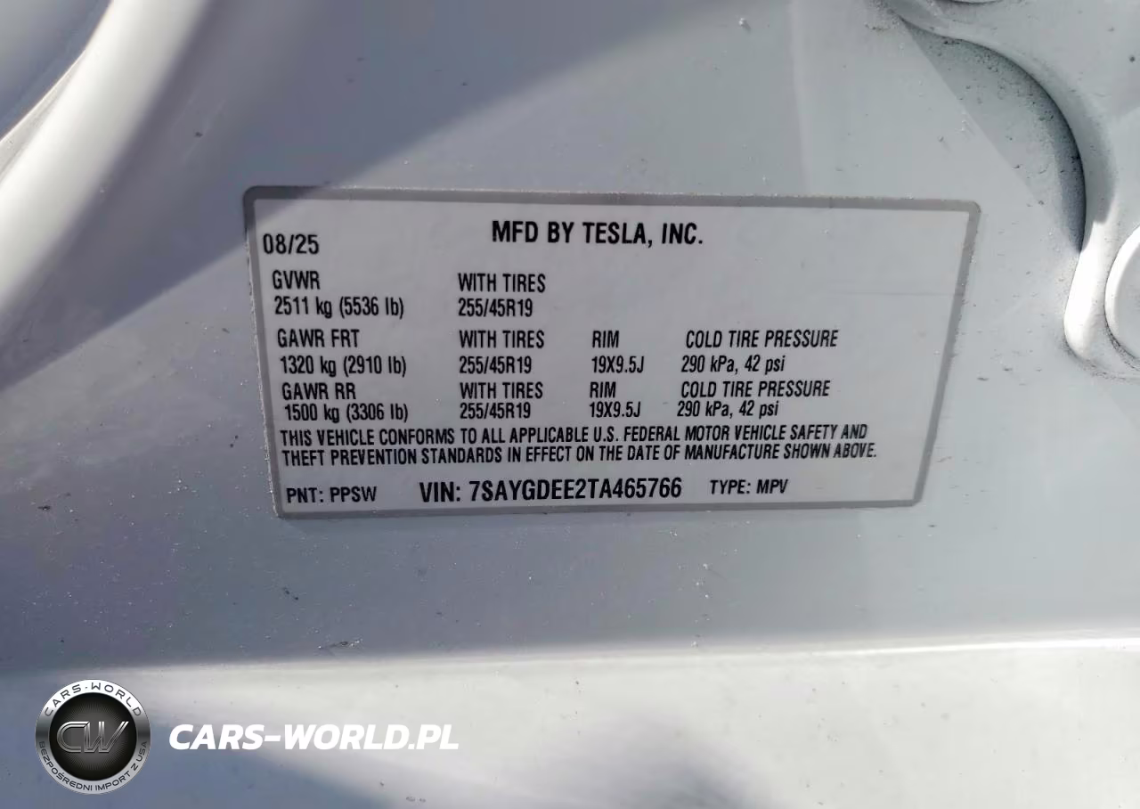 2026 Tesla Model Y VIN:7SAYGDEE2TA465766 - 12